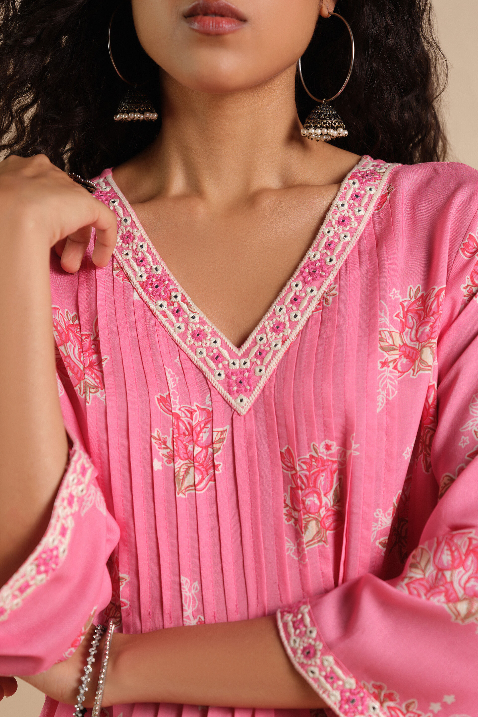 Gulab Sky Kurta, Pink, image 4